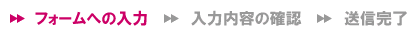 フォームの入力